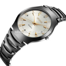 SKONE 7133 water resistant IP black quartz watches
